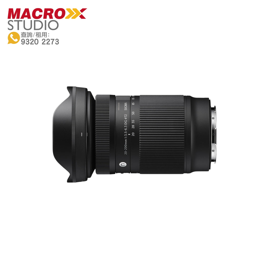 Sigma 20-200mm F3.5-6.3 DG Contemporary 變焦鏡頭(Sony FE 用/租借)